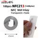 100Pcs/Lot NFC Lable Tag Sticker 13.56Mhz ISO14443A 213 Stickers Universal Lable Ntag213 RFID for All NFC Enabled Phones