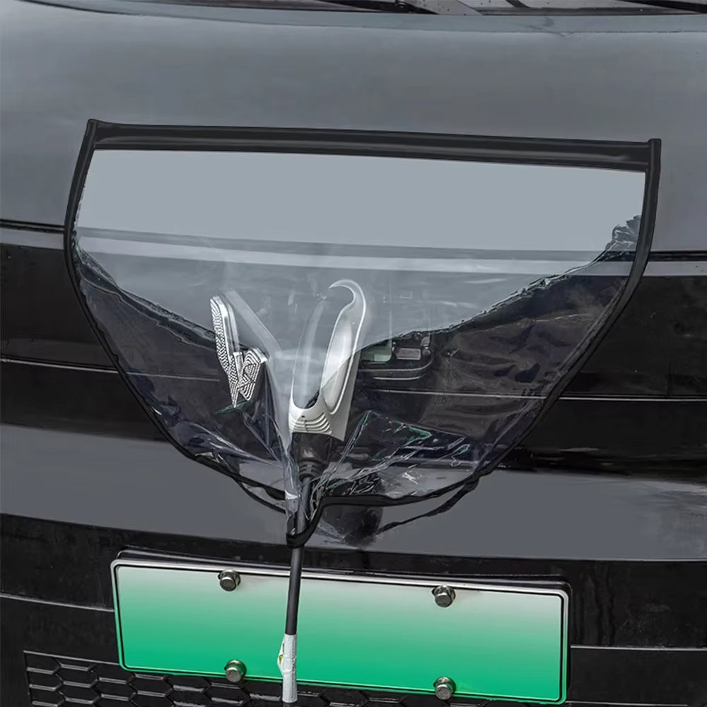 Electric Car Charging Port Rain Cover Rainproof Outdoor EV Charger Cover Electric Vehicles Magnetic Protection for Car SUV