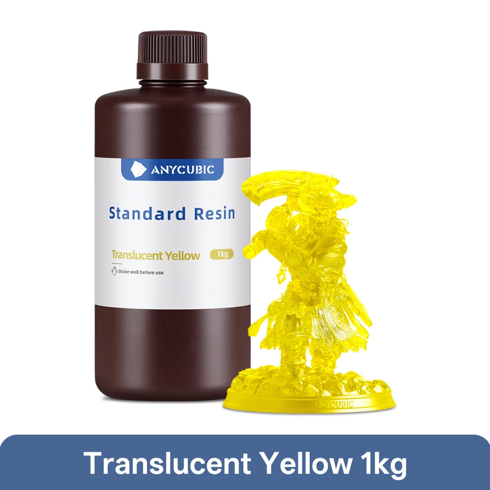 1Kg/10Kg Liquid Photopolymer Standard Resin 405Nm UV Resin for 3D Printer LCD Printing Resin Material for Photon Mono