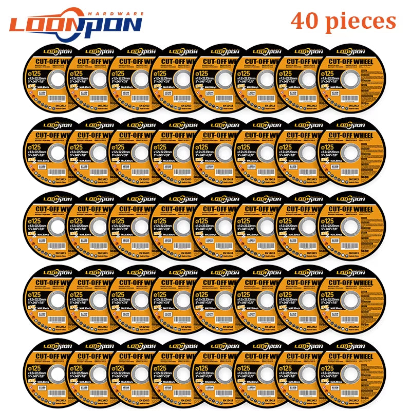 125Mm Cutting Disc Metal Cut off Wheel Angle Grinder Disc Slice Fiber Reinforced Grinding Blade Cutter for Metal Iron 5-50Pcs