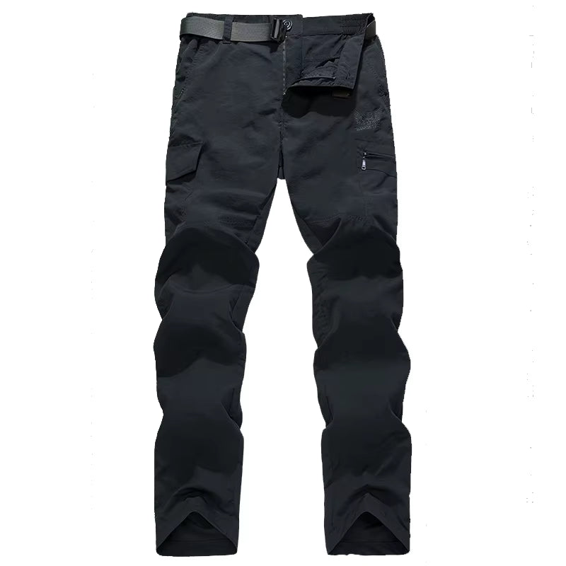 Men'S Cargo Pants Summer Waterproof Breathable Male Long Trousers Joggers Army Pockets Casual Pants plus Size 4XL
