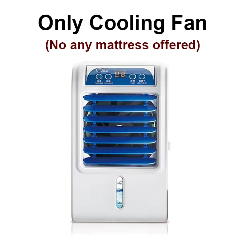 Water Circulation Bed Ice Sleeping Pad Water-Cooled Refrigeration Mattress Cooling Fan Conditioner Air Conditioning Cooler EU US