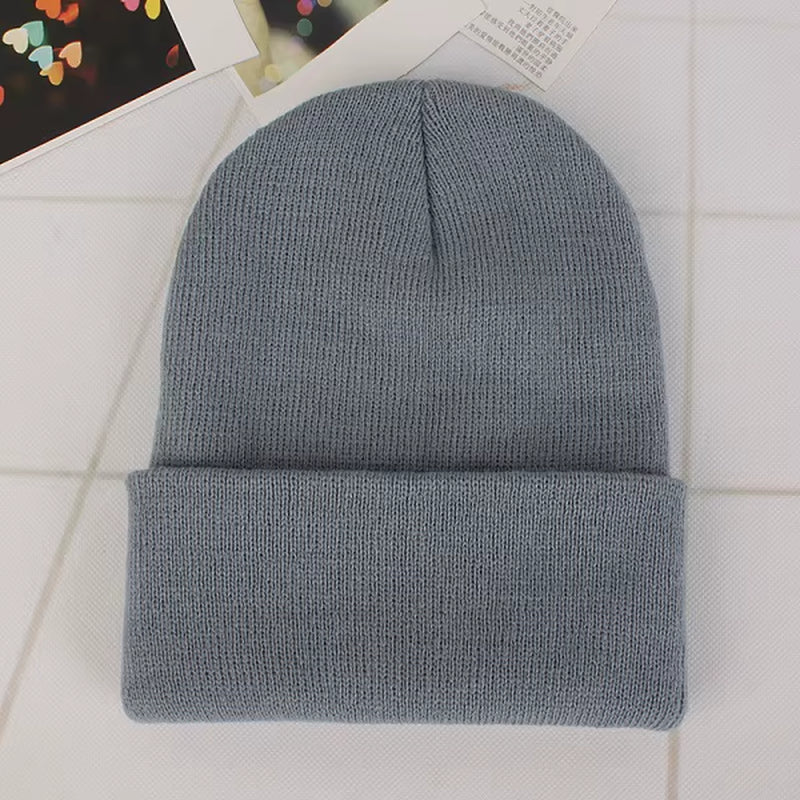 Solid Color Winter Hats for Woman New Beanies Knitted Cute Hat Girls Autumn Female Beanie Caps Warmer Bonnet Ladies Casual Cap