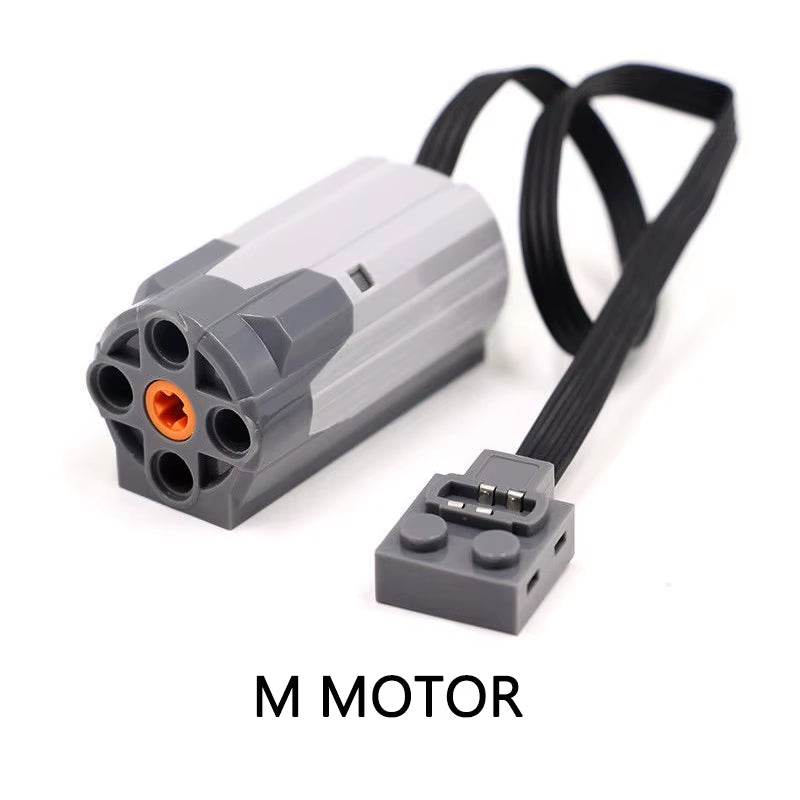 Technical Motor Power Functions Parts IR Speed APP Remote Control Battery Box Servo Light Receiver PF Car Building Blocks Bricks