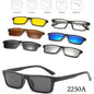 6 in 1 Changed Lens 5 Lenes Magnet Sunglasses Mirrored Sunglasses Glasses Men Polarization Custom Prescription
