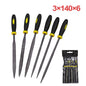 6Pcs Mini Wood Rasp Assorted Files Set Carpentry Filing Tool 5X180Mm 4X160Mm 3X140Mm