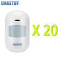 Wireless Intelligent Passive Infrared Detector PIR Motion Sensor GSM Alarm Detector for Home Burglar Alarm System Security