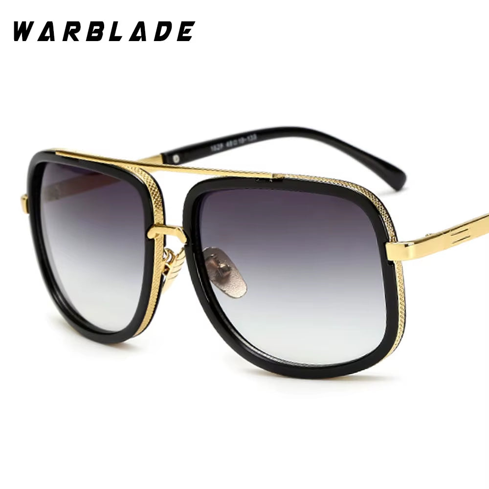 Big Frame Square Sunglasses Men Women Brand Designer Gradient Sun Glasses Female 2018 Mirror Oculos Shades Glasses