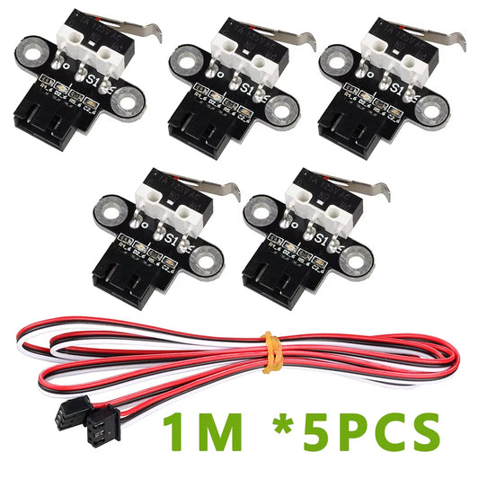 3D Printer Parts Z Endstop Cable Limit Micro Switch Accessories Module Horizontal Type for Reprap Ramps1.4 DIY 1M