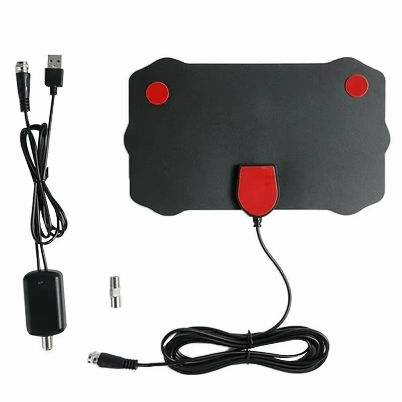 Antenna TV Digital Antena HDTV 4K Interior Indoor Signal High Range Amplified Booster Satellite Receiver Mini 5000 Miles Aerial