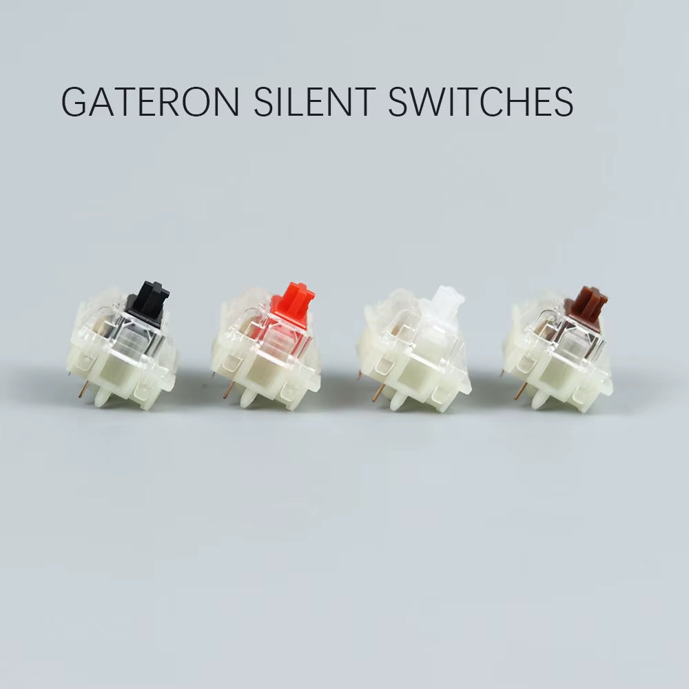 Switch Black Red Clear 5Pin Transparent Tops for Mechaniacl Keyboard Compatible with MX Switch
