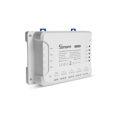 4CH PRO R3 Wifi Smart Switch Inter Lock Inching Lock Mode DIY Timer Switch via Ewelink APP Work with Alexa Google Home