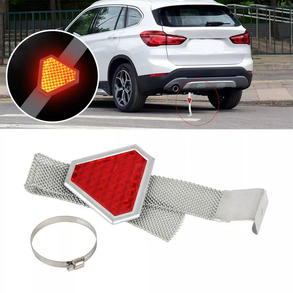 Car Static Eliminator Static Strip with Small Triangular Reflective Metal Strip Car Anti-Static Grounding Strip