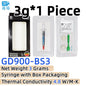 Net Weight 1/3/7/15/30 Grams Gray 900 Thermal Conductive Grease Paste Plaster Heat Sink Commpound for CPU LED SSY BAS BR BX CB