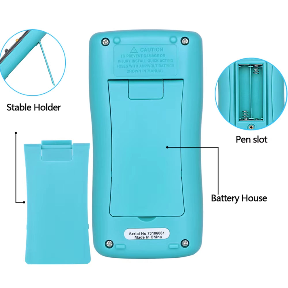 Digital Multimeter Auto Range True RMS 8000 High Precision Ammeter Voltmeter Smart Capacitor Temperature NCV Ohm Hz Tester