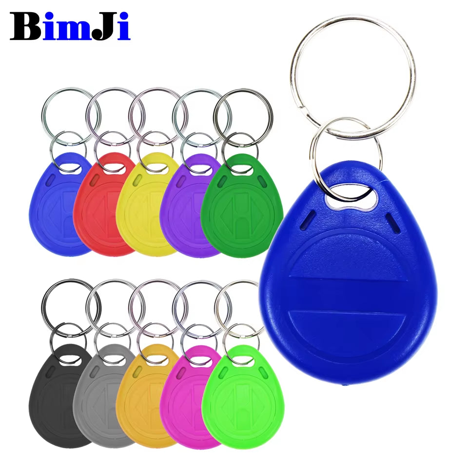 12Pcs RFID 125Khz EM4305 T5577 Blank Key Tag Chip Ring Coin Cards Tags Keytag Copy Rewritable Writable Rewrite Duplicate 125 Khz