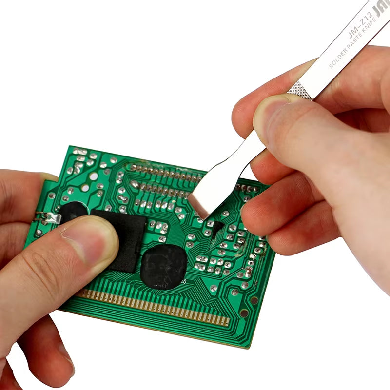 Phone Repair Tools Memory Metal Tin Scraping Knife Solder Paste Mixing Knife Spudger Pry Opening for Iphone Repair Tools