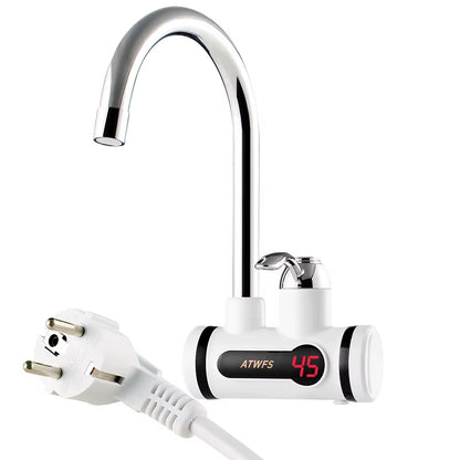 Electric Kitchen Water Heater Tap Instant Hot Water Faucet Heater Cold Heating Faucet Tankless Instantaneous Water Heater