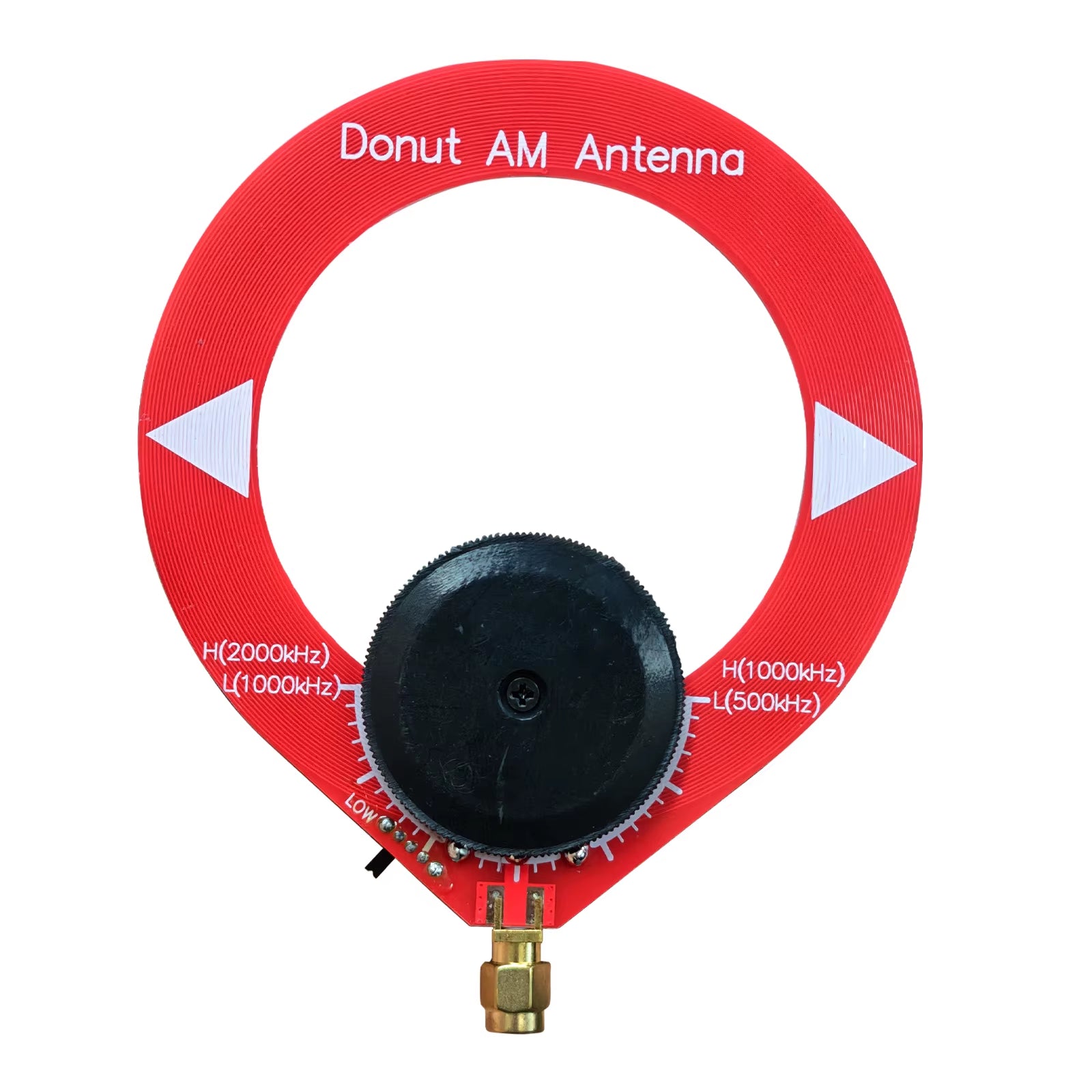 Circle Antenna, Donut Shape MW/SW Loop Antenna, Frequency Range 4Mhz-24Mhz / 500Khz-2000Khz for  RT-860 UV-88 CB/HF/SSB