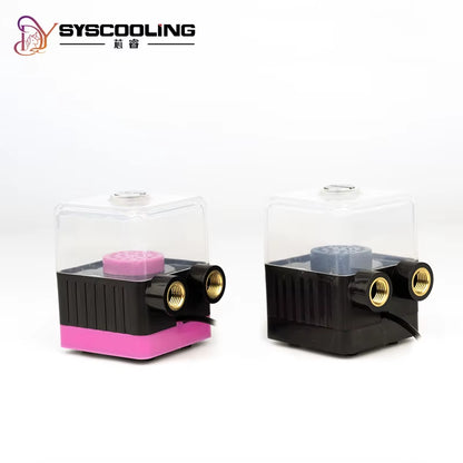 SC-400T Water Cooling Pump DC 12V Brushless Liquid Cooling Pump 450L/H 7.2W Small 3 Pin Water Cooling Pump