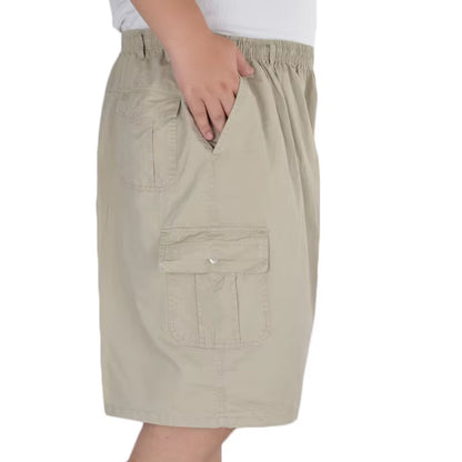 Big Size Men'S Summer Casual Shorts plus Size Loose Middle-Aged Oversized Cotton 8XL 7XL 6XL Large Size 11XL 12XL Men Shorts