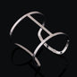 Bijoux Gypsy Fashion Gold Silver Plated Punk Hip Hop Cuff Wide Men Bangles Arm Bracelet for Women Bracelets & Bangles