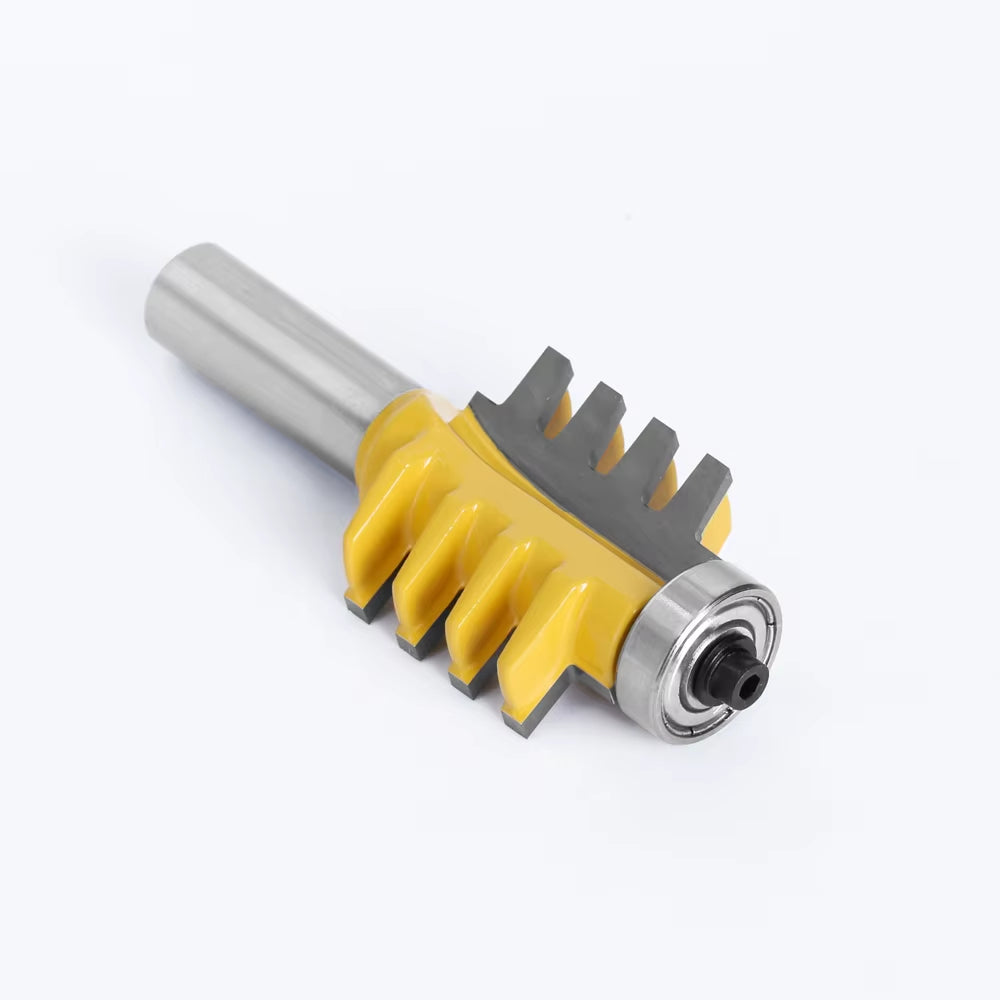 LA VIE 6Mm 1/4" 8Mm 12Mm 1/2" Shank Finger Joint Glue Router Bit Milling Cutter Mortaise Tenon Knife Cone Woodwork Cutters Tools