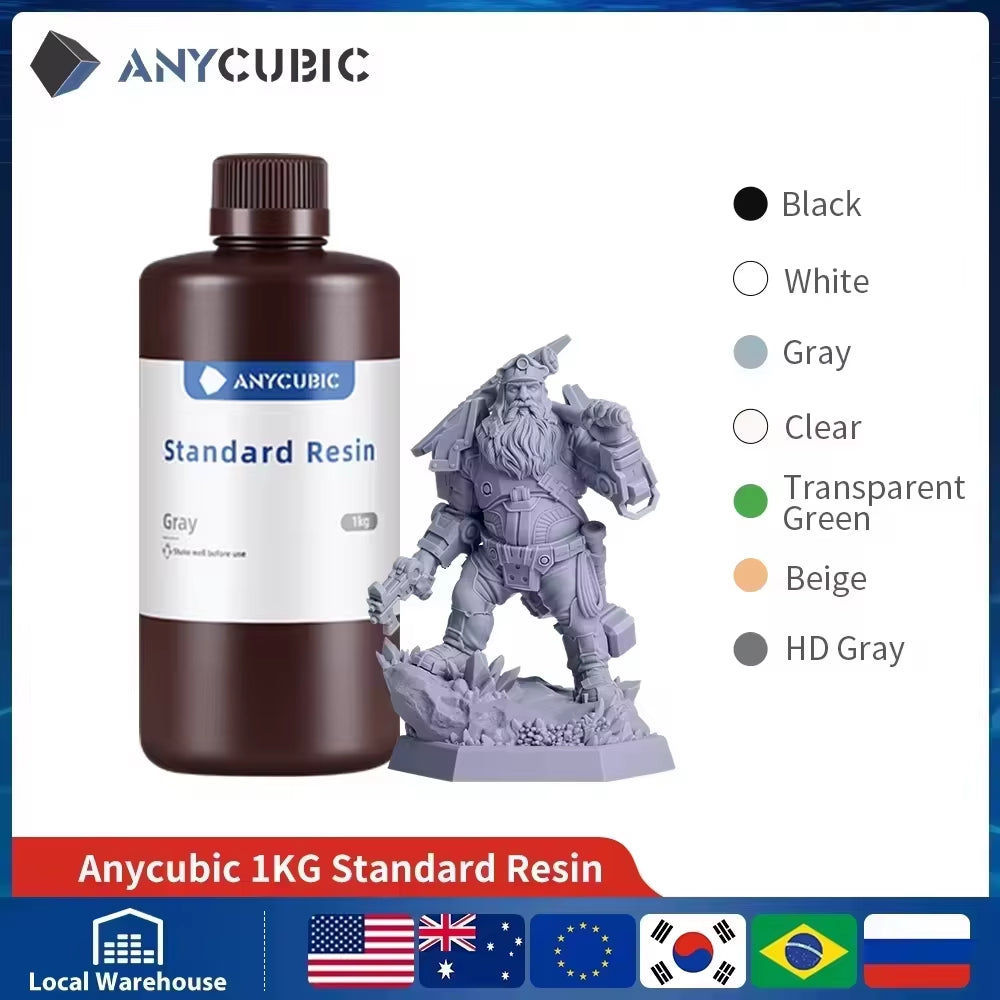 405Nm UV Resin Standard Resin for LCD 3D Printer for Photon Mono 7 Pro 3D Printing Materials Photosensitive Resin