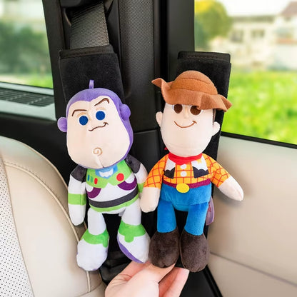 Cute Cartoon Image Car with Shoulder Protection Cover Car Shoulder Protection with Interior Decoration with Protective Cover