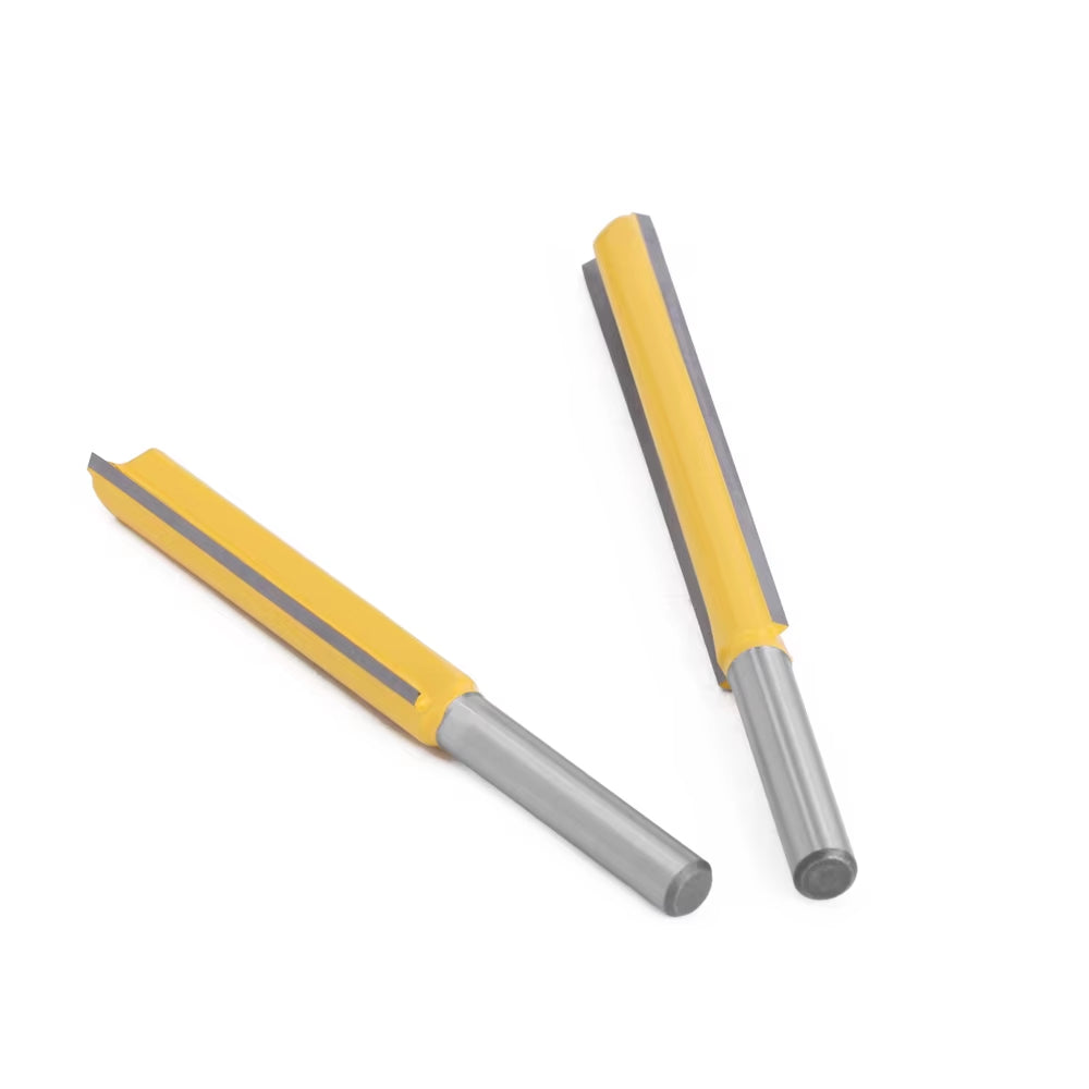Router Bit 1/4 Shank Extension Long Straight Trimming Knife CNC Bit Milling Cutters for Wood Edge Cutting MC01002