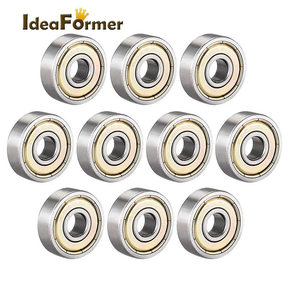 10Pcs ABEC 7 625ZZ Ball Bearing Deep Groove Bearing 5*16*5 Mm Miniature Deep Groove 3D Printer Parts