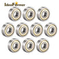 10Pcs ABEC 7 625ZZ Ball Bearing Deep Groove Bearing 5*16*5 Mm Miniature Deep Groove 3D Printer Parts