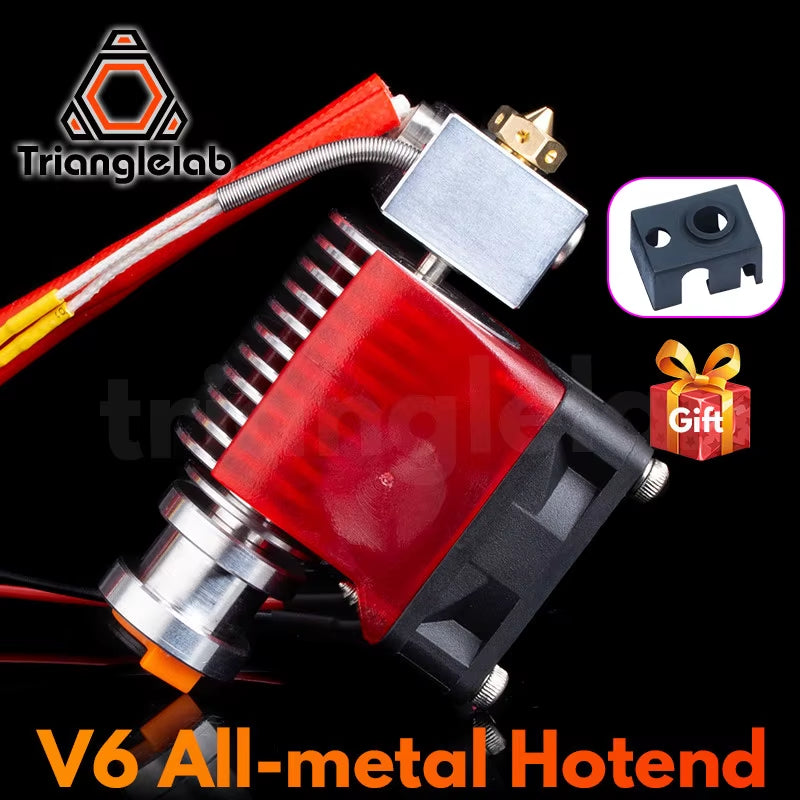 R  Highall-Metal V6 Hotend 12V/24V Remote Bowen Print J-Head Hotend and Cooling Fan Bracket for V6 HOTEND for PT100