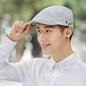 55-59Cm 60-63Cm Male Summer plus Size Newsboy Caps Men Casual Ivy Hat Pure Cotton Flat Peaked Cap Women Big Size Beret Hats