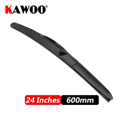 Car Wiper Blade Universal U Hook Type 14"16"17"18"19"20"21"22"24"26" Windscreen Windshield Rubber Hybrid Auto Wipers Accessories