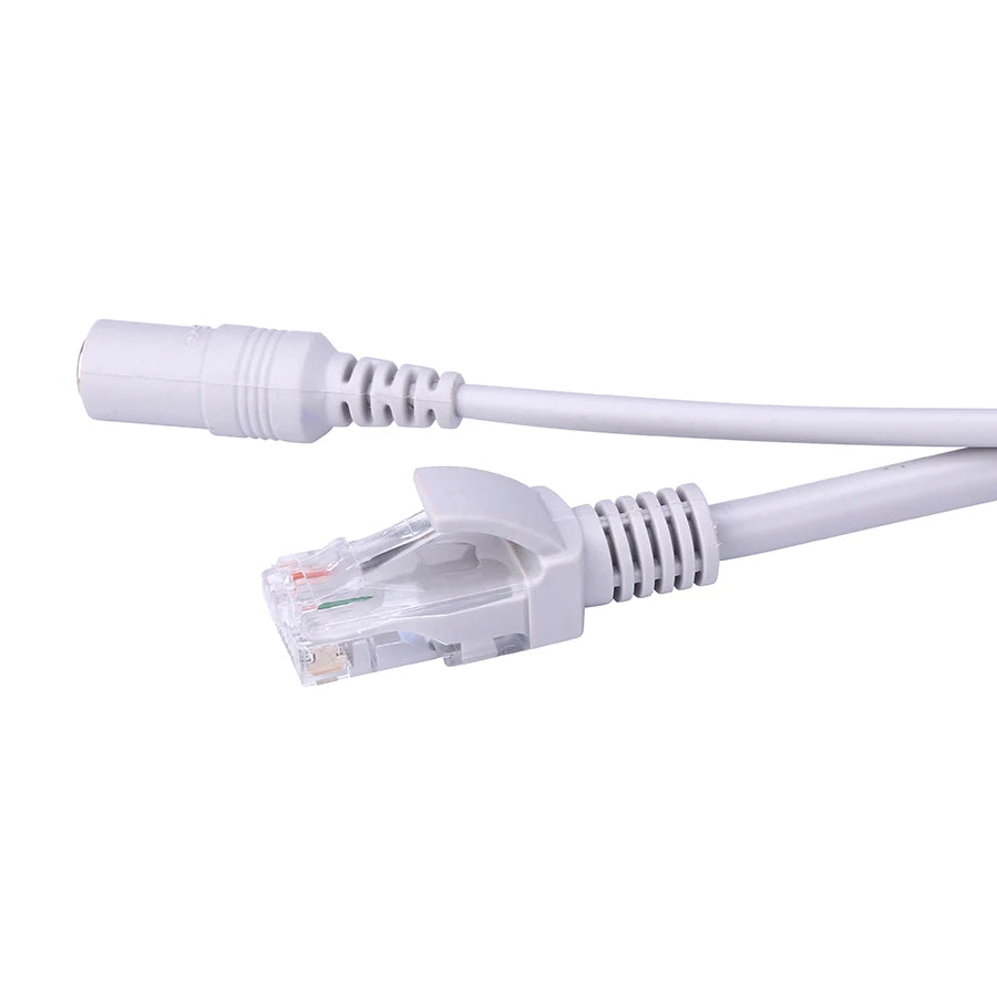 CCTV RJ45 Cable Ethernet Surveillance Camera DC Power Cat5 Internet Network LAN Cord POE IP Camera Wifi Connection