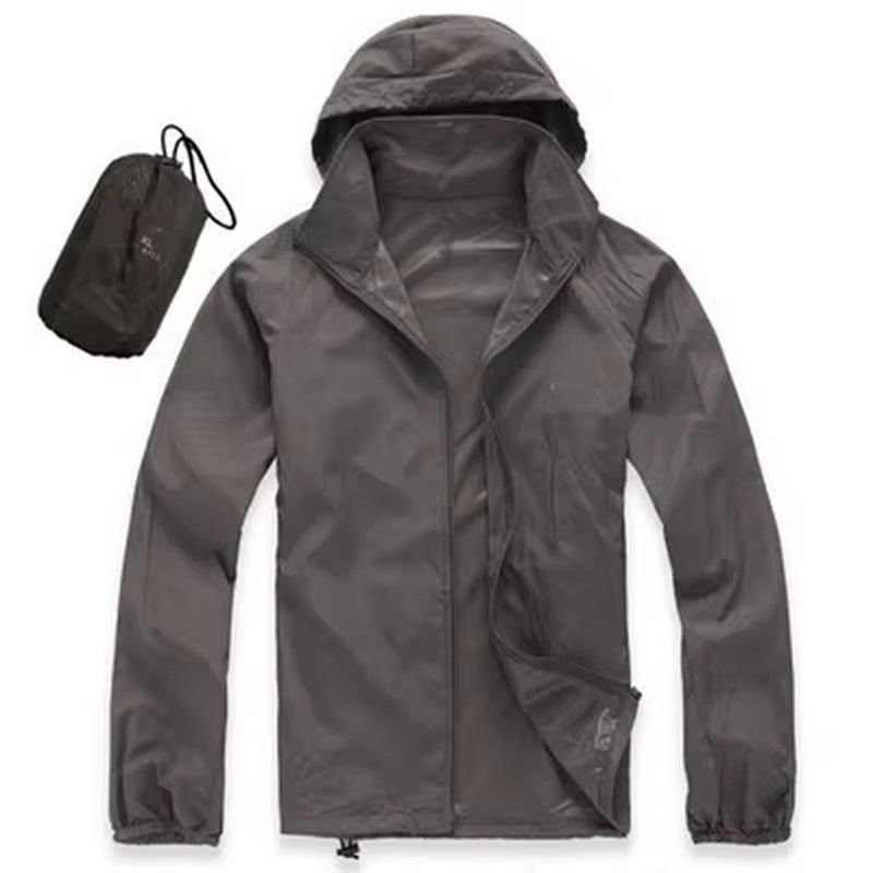 Men'S Brand Quick Dry Skin Coat Sunscreen Waterproof UV Women Thin Army Outwear Ultra-Light Windbreake Jacket 3XLYA105