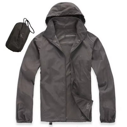 Men'S Brand Quick Dry Skin Coat Sunscreen Waterproof UV Women Thin Army Outwear Ultra-Light Windbreake Jacket 3XLYA105