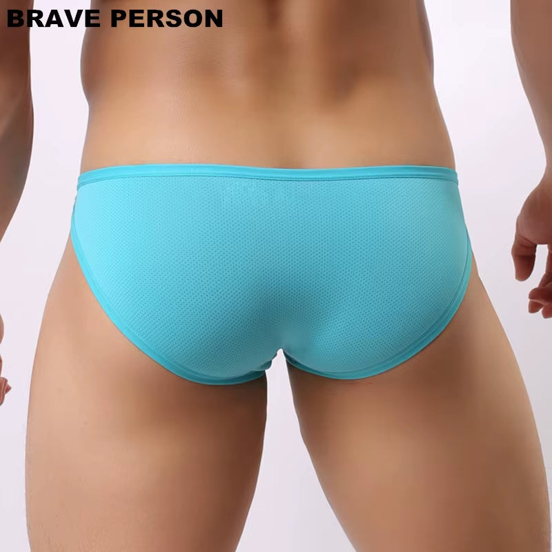Brand New Men'S Briefs Sexy Fashion Underwear Bikini Side Metal Buckle Underwear Men Briefs High Quality B1146
