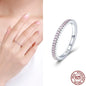 Hot Sale 100% 925 Sterling Silver Styles Stackable Ring Party Finger Wedding Rings for Women Original Fashion Jewelry Gift