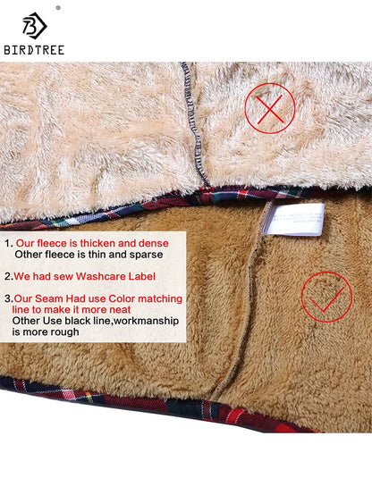 Velvet Thick Warm Women'S Plaid Shirt Female Long Sleeve Tops M-5XL Winter Fleece Casual Check Blouse Autumn Clothes T77710A