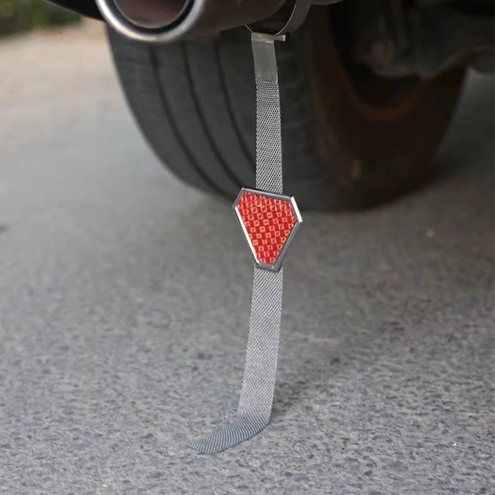 Car Static Eliminator Static Strip with Small Triangular Reflective Metal Strip Car Anti-Static Grounding Strip