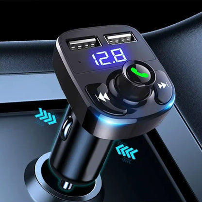 Car Wireless Bluetooth FM Transmitter MP3 Player USB Car Charger Adapter Music Player