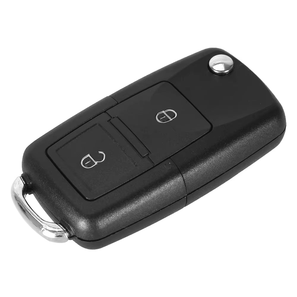 2 Buttons Remote Flip Folding Car Key Shell for VW Volkswagen MK4 Bora Golf 4 5 6 Passat Polo Bora Touran