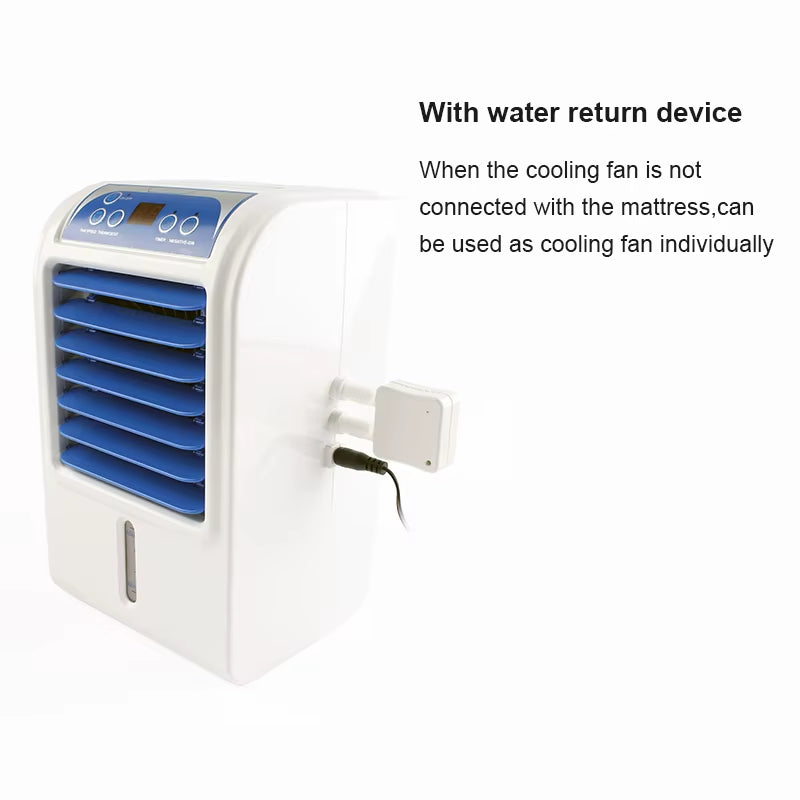 Water Circulation Bed Ice Sleeping Pad Water-Cooled Refrigeration Mattress Cooling Fan Conditioner Air Conditioning Cooler EU US