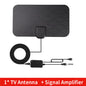 8K 4K TV Antenna for Global Digital TV 1080P 25DB High Gain Booster HD for RV Outdoor Car Antenna Indoor TV Free Channel
