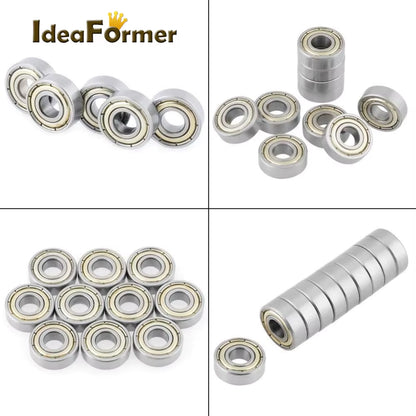 10Pcs ABEC 7 625ZZ Ball Bearing Deep Groove Bearing 5*16*5 Mm Miniature Deep Groove 3D Printer Parts