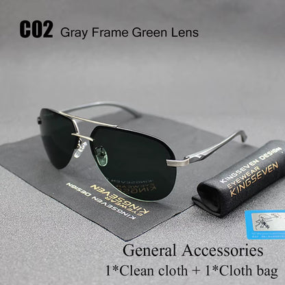 Aluminum Magnesium Polarized Sunglasses Men Driver Mirror Sun Glasses Male Fishing Female Eyewear for Men