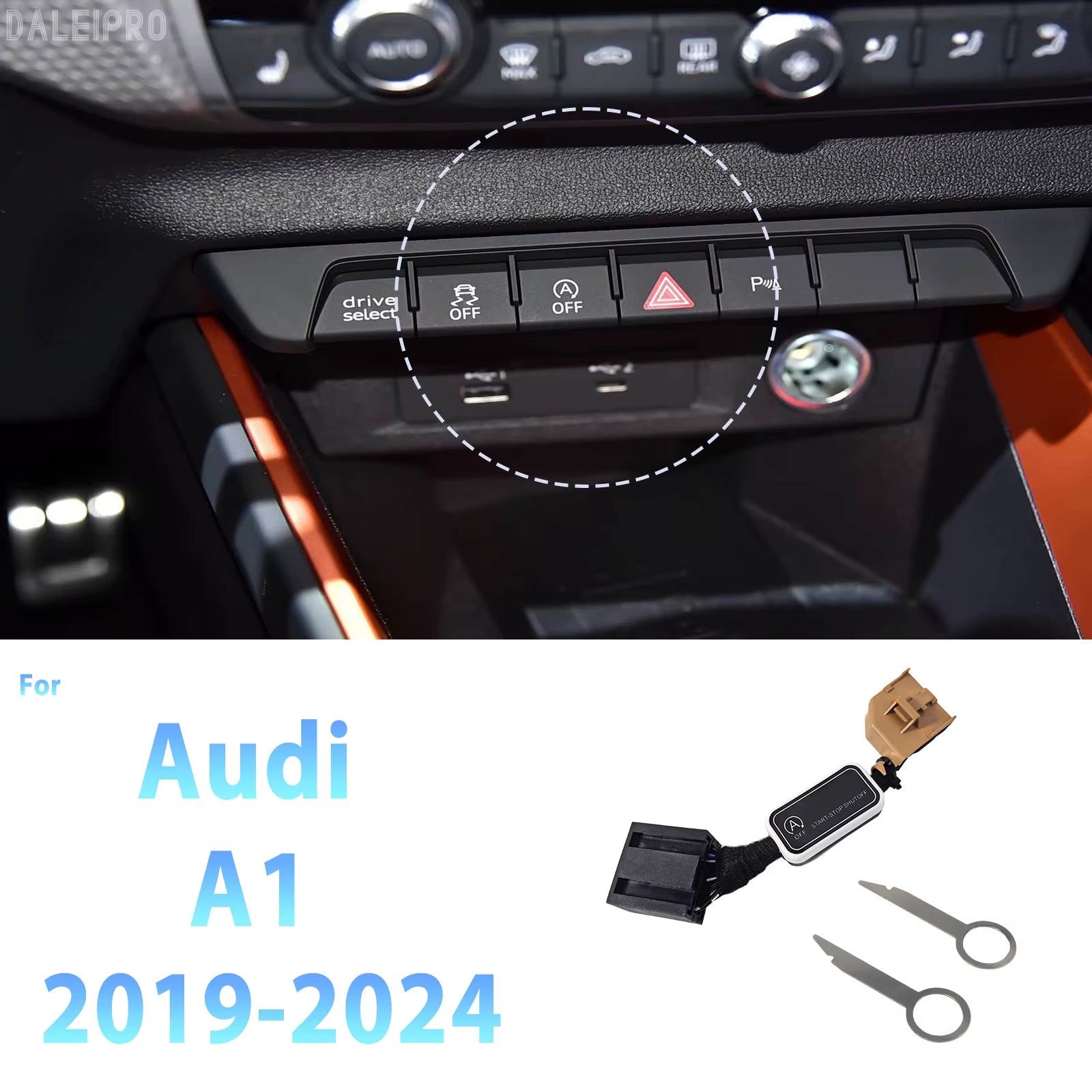 For Audi A1 2019 2020 2021 2022 2023 2024 Automatic Stop Start Engine System Memory Module Cancel Car Auto Start Stop Switch