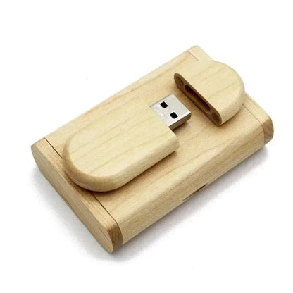 USB Flash Drive 2.0 128GB Memory Stick Wooden/Bamboo Free Logo Pendrive 4GB 8GB 16GB 32GB 64GB Pen Drive Wedding Gifts